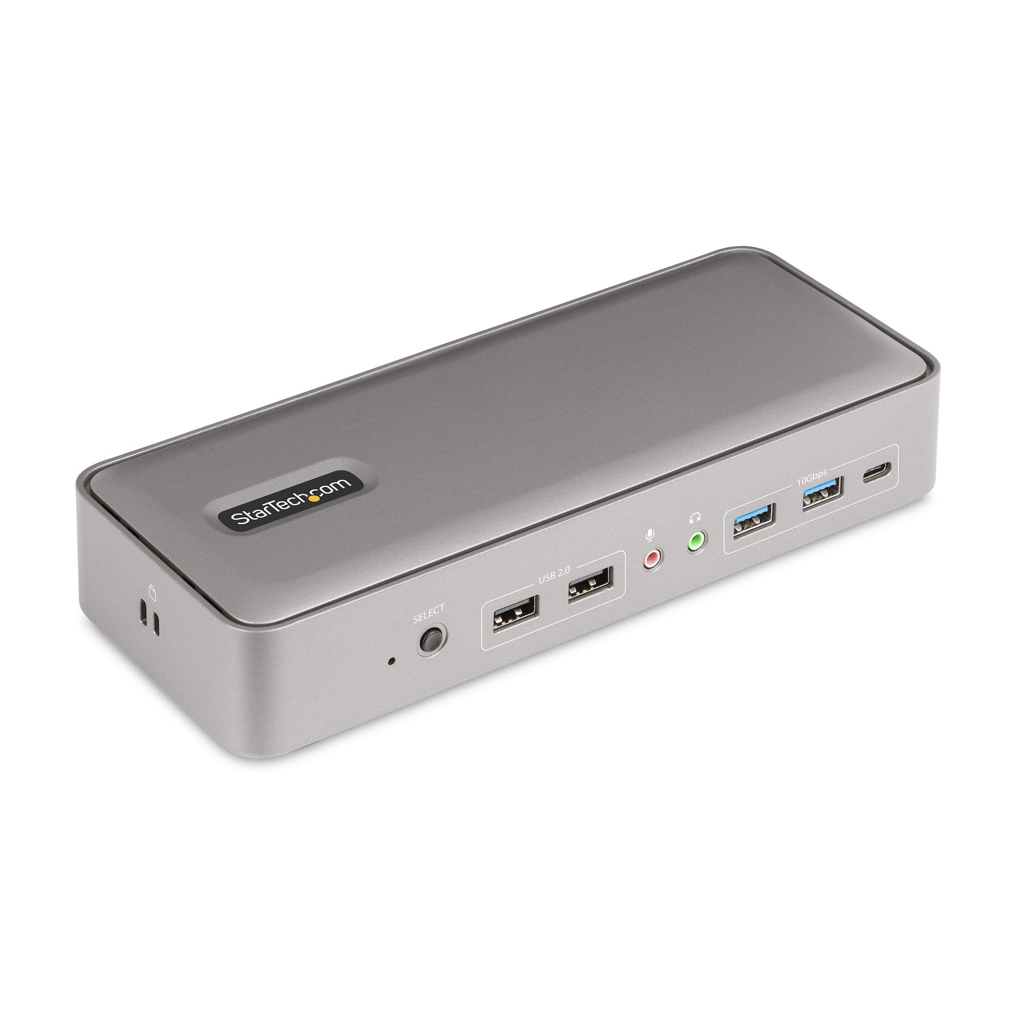 StarTech.com Dual-Laptop USB-C KVM Docking Station, Dual Monitor 4K 60Hz DisplayPort Dock, 5-Port 129N-USBC-KVM-DOCK