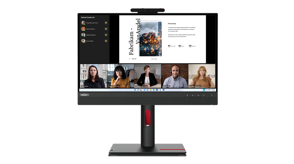 Lenovo ThinkCentre Tiny-In-One 22 computer monitor 54.6 cm (21.5") 1920 x 1080 pixels Full HD LED 12N9GAR1US
