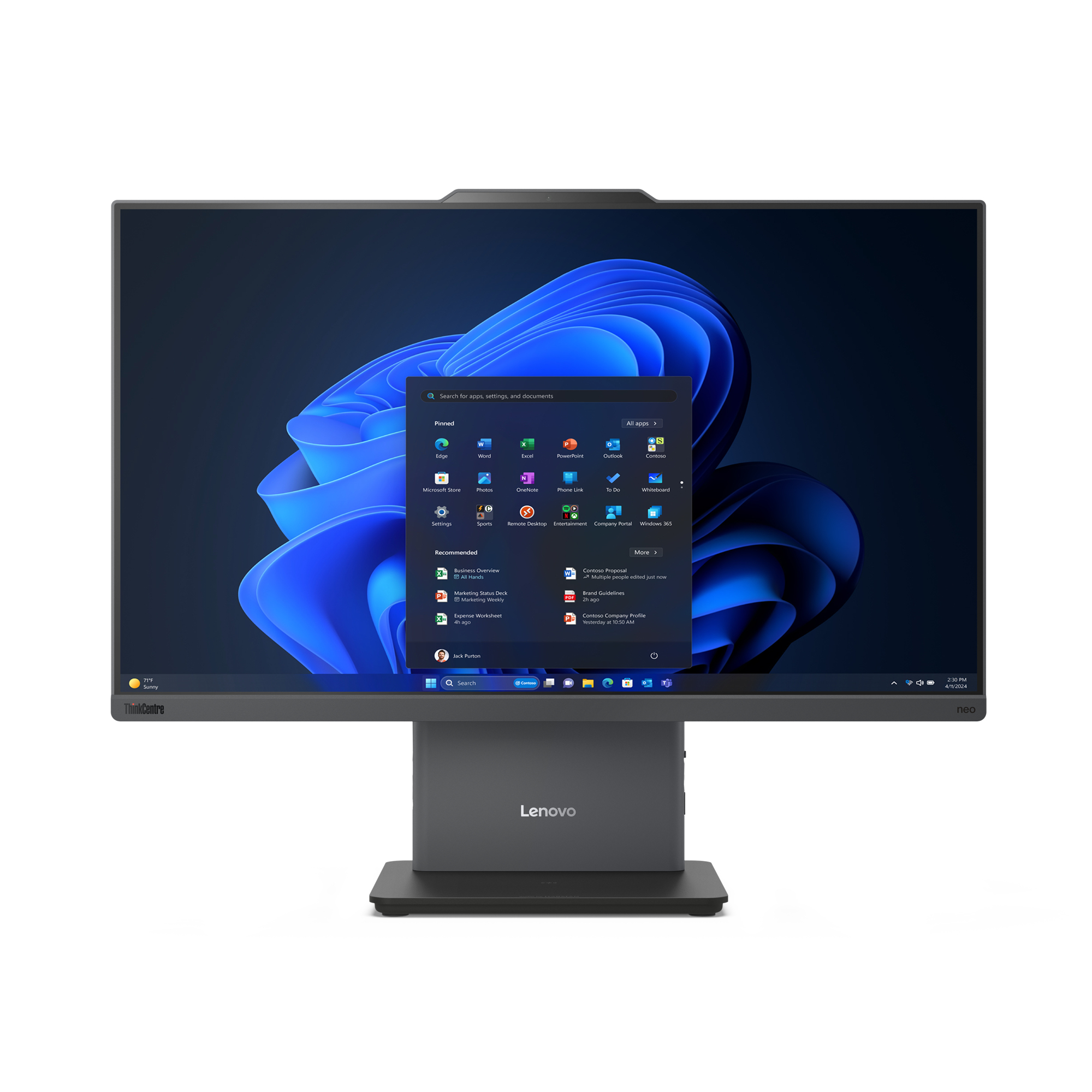 Lenovo ThinkCentre neo 50a 24 Gen 5 Intel® Core™ i5 i5-13420H 60.5 cm (23.8") 1920 x 1080 pixels 12SD004AUS