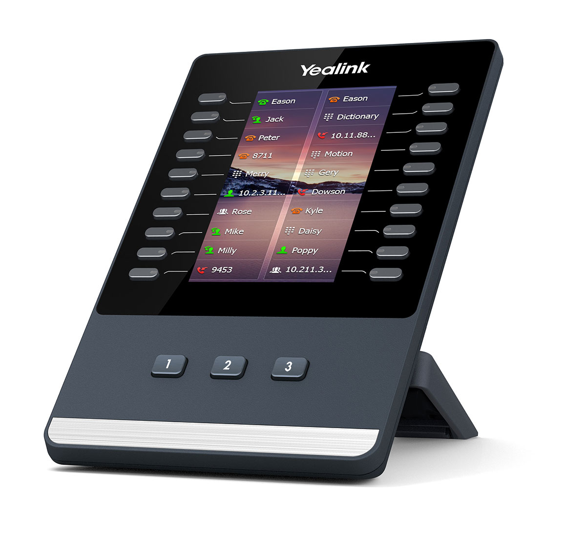Yealink EXP43 IP add-on module Black, Grey 23 buttons 1300036