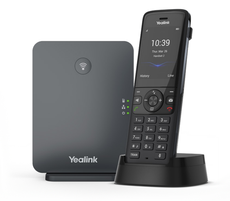 Yealink W78P IP phone Black TFT 1302026