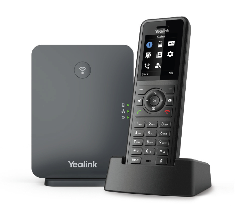 Yealink W77P IP phone Black TFT 1302027