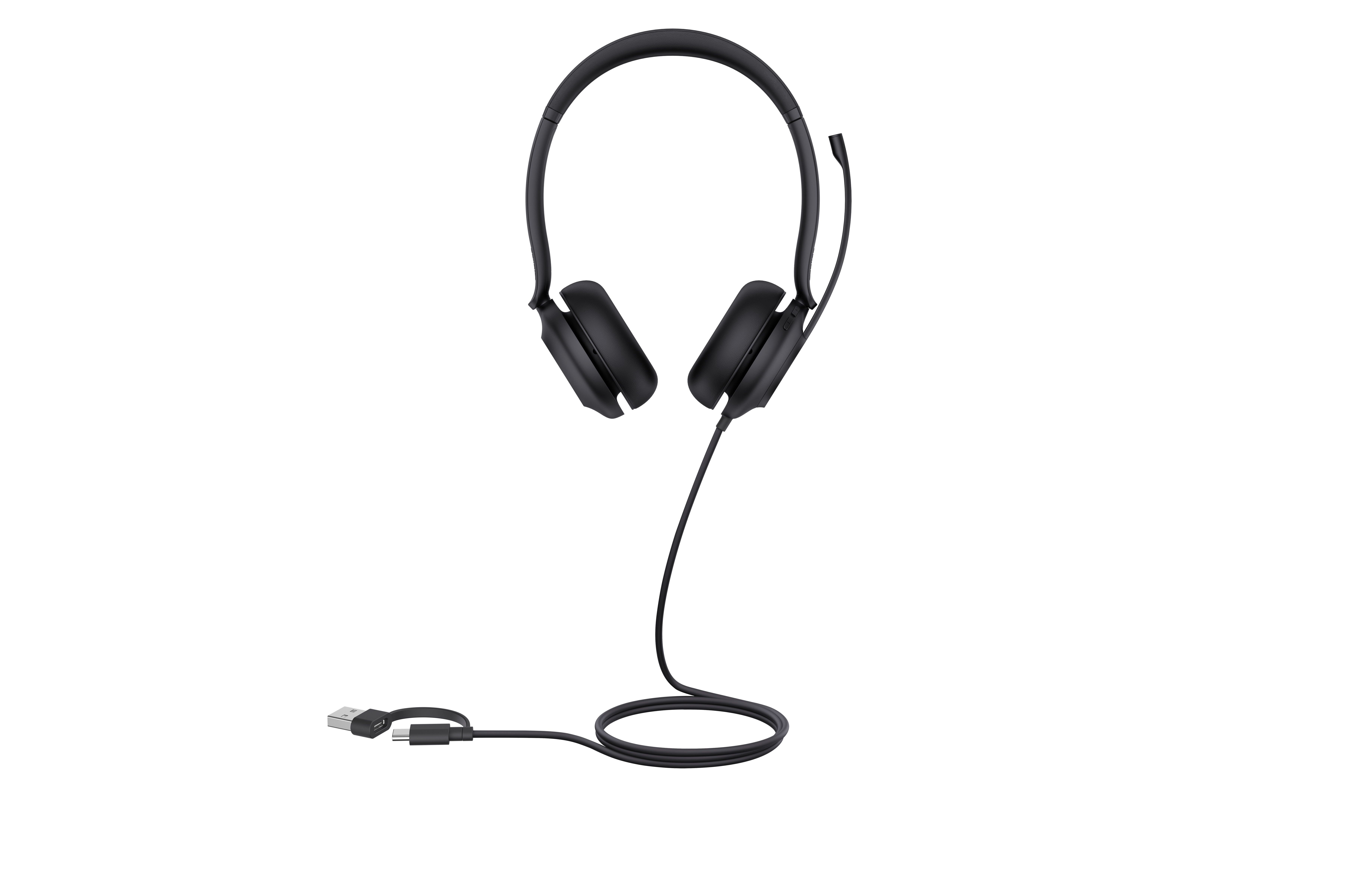 Yealink UH35 Dual Teams USB-C/A Headset Wired Head-band Calls/Music USB Type-C / Type-A Black 1308163