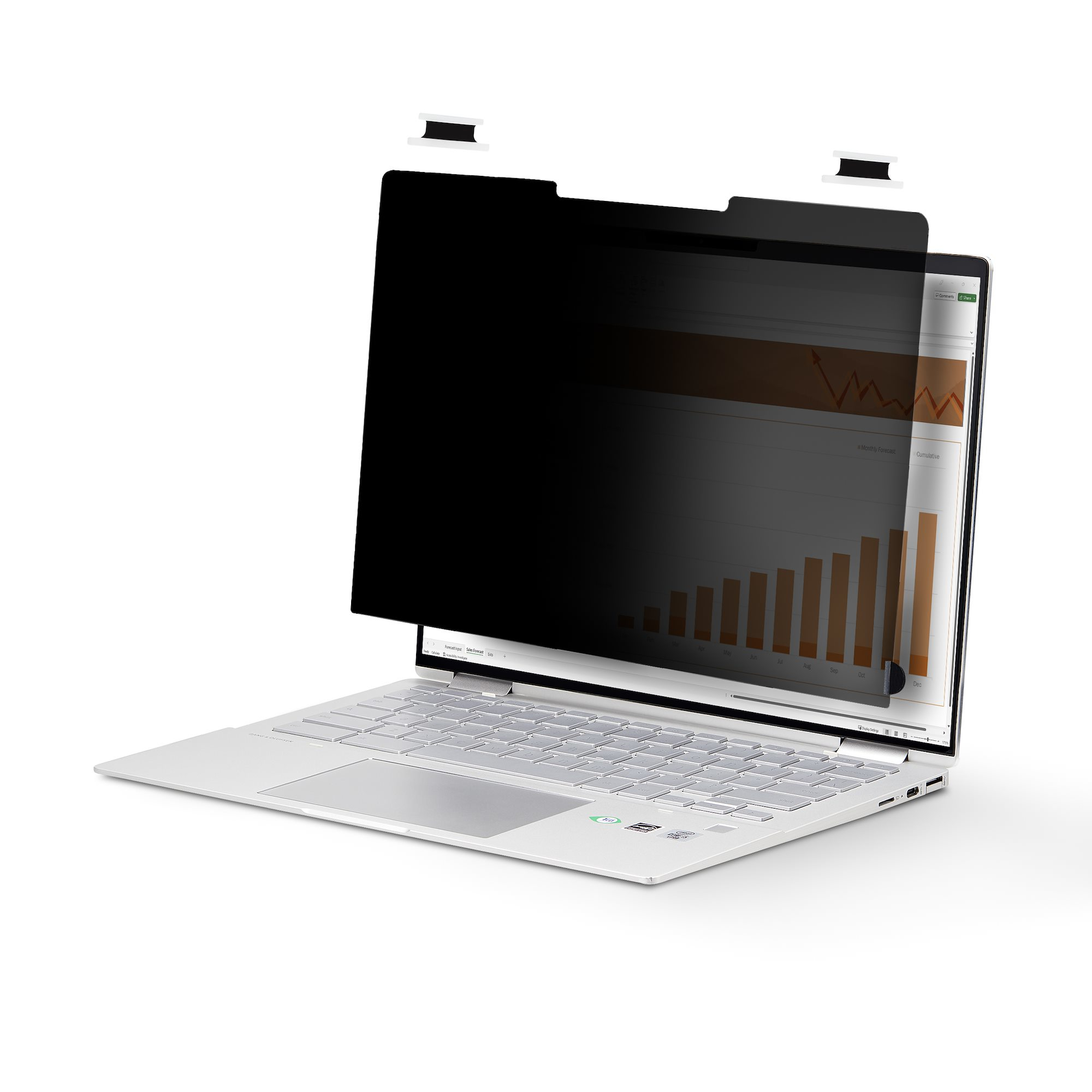 StarTech.com 14-inch 16:10 Flip-Over Privacy Screen with Touch, Anti-Glare Filter, Laptop Monitor 14LT6-PRIVACY-SCREEN