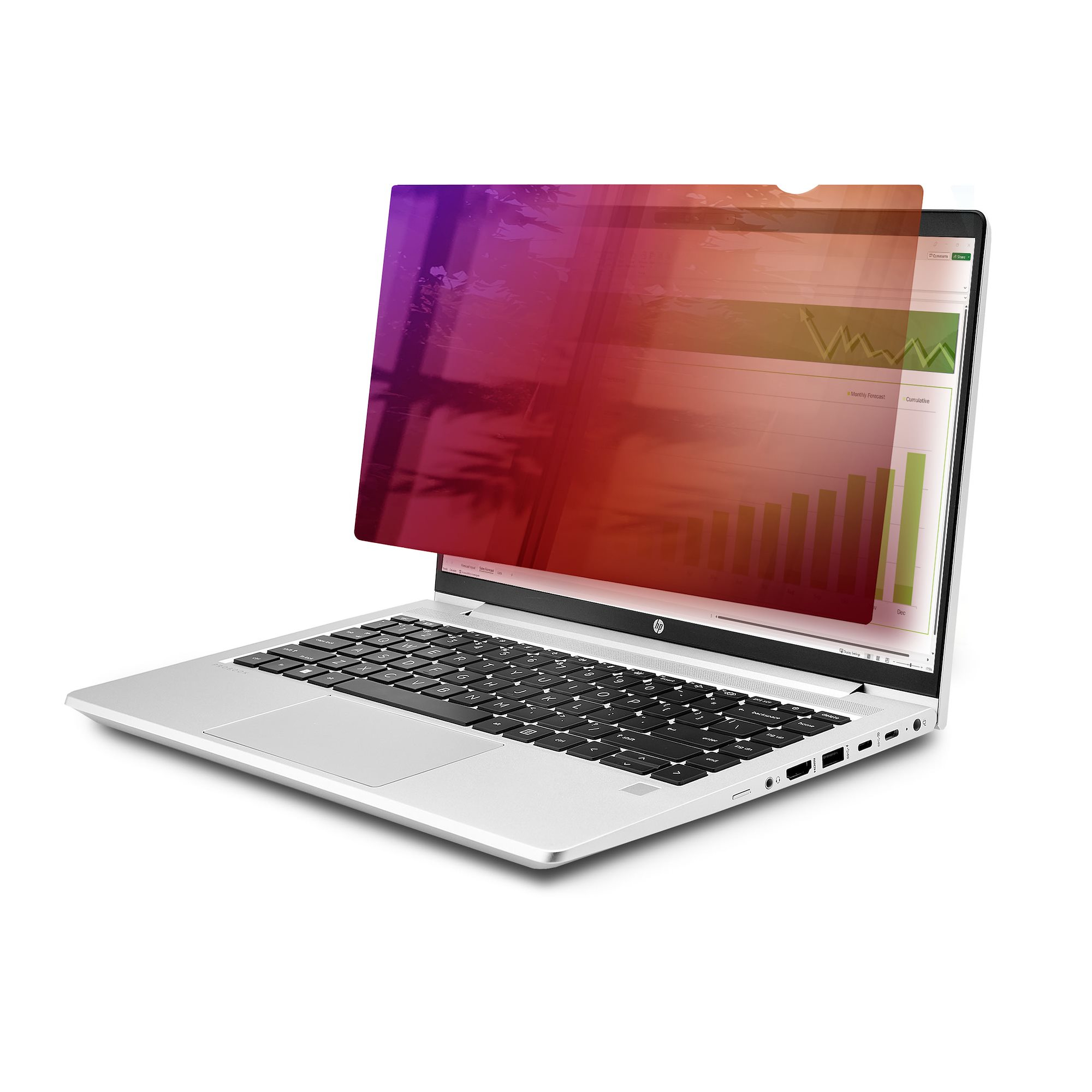 StarTech.com 15.6-inch 16:9 Gold Laptop Privacy Screen, Reversible Filter w/Enhanced Computer 156G-PRIVACY-SCREEN
