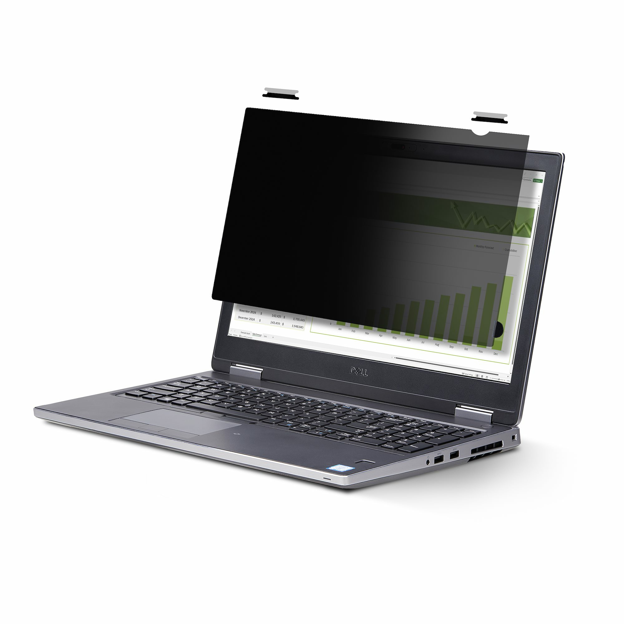 StarTech.com 15.6-inch 16:9 Flip-Up Privacy Screen with Touch, Anti-Glare Blue Light Filter, Laptop 156LT-PRIVACY-SCREEN