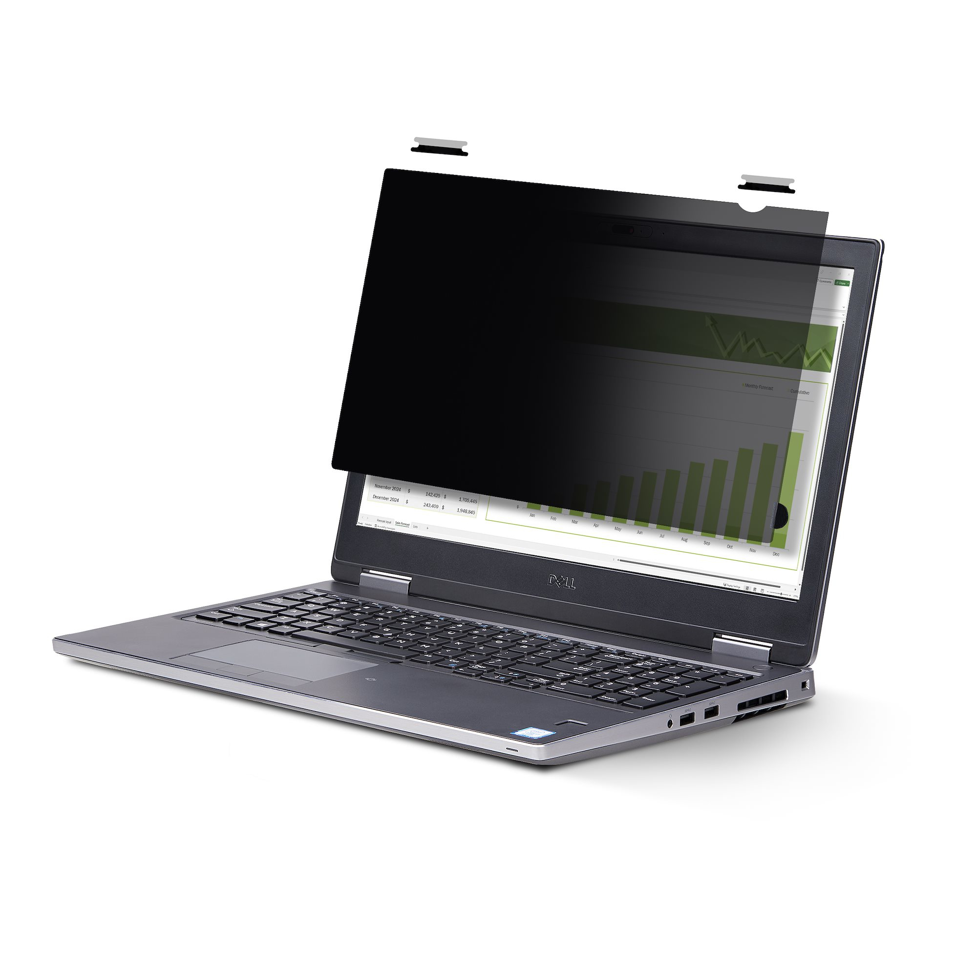StarTech.com 16-inch 16:10 Flip-Up Privacy Screen with Touch, Anti-Glare Filter, Laptop Monitor 16LT6-PRIVACY-SCREEN