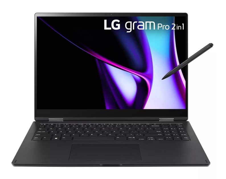 LG 16T90SP-G.AAB5U1 laptop Intel Core Ultra 7 155H Hybrid (2-in-1) 40.6 cm (16") Touchscreen WQXGA