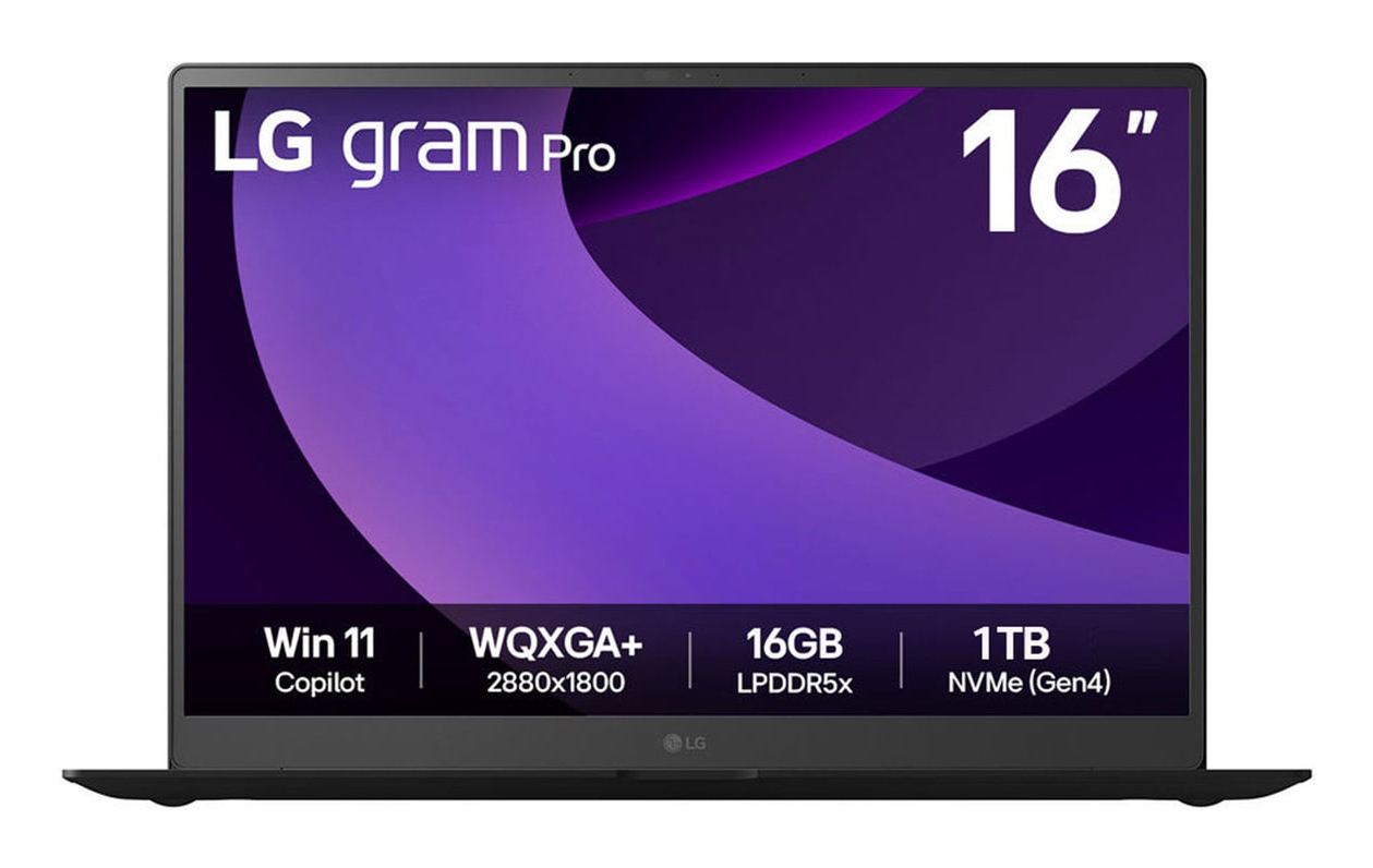 LG Gram Pro 16Z90TP Copilot+ PC Intel Core Ultra 7 255H Laptop 40.6 cm (16") WQXGA+ 32 GB 16Z90TP-K.APB6U1