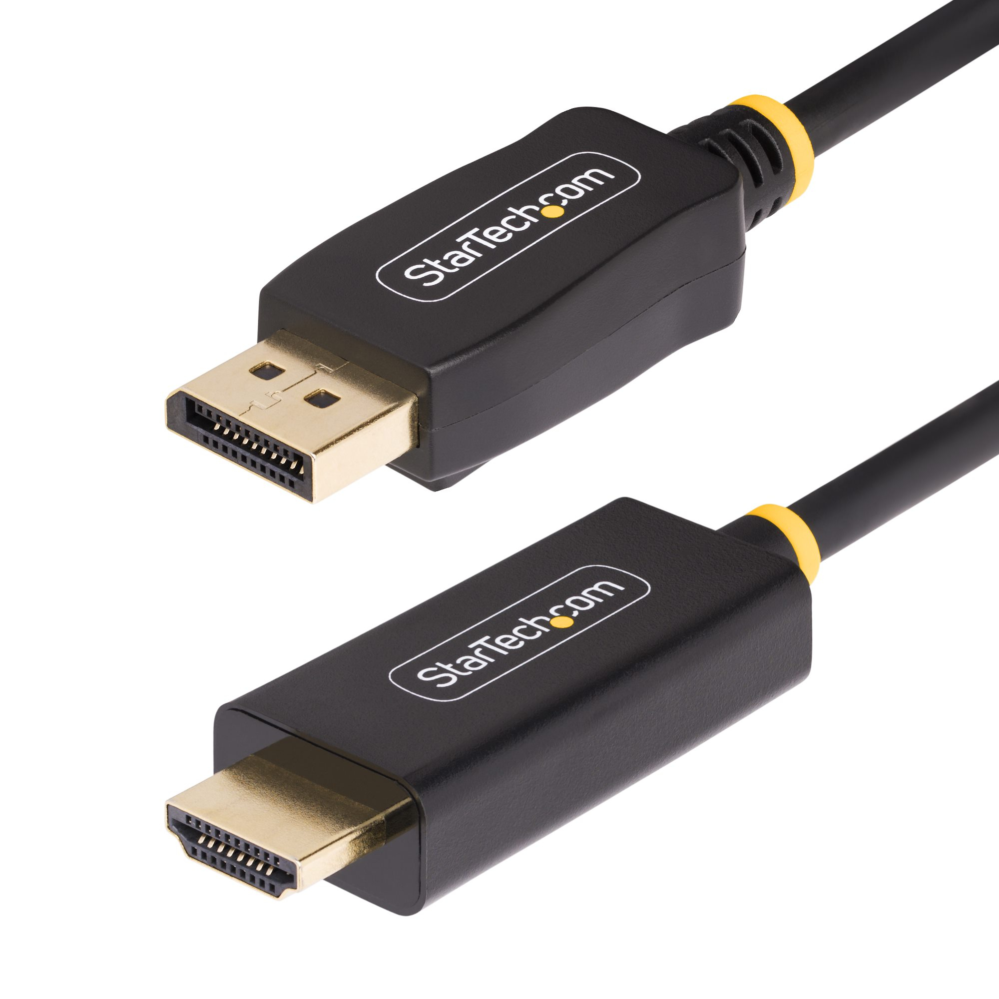 StarTech.com 1m DisplayPort to HDMI Adapter Cable, 4K 60Hz with HDR, DP 2.0b, Active Video 1M-DP-HDMI-4K60-HDR