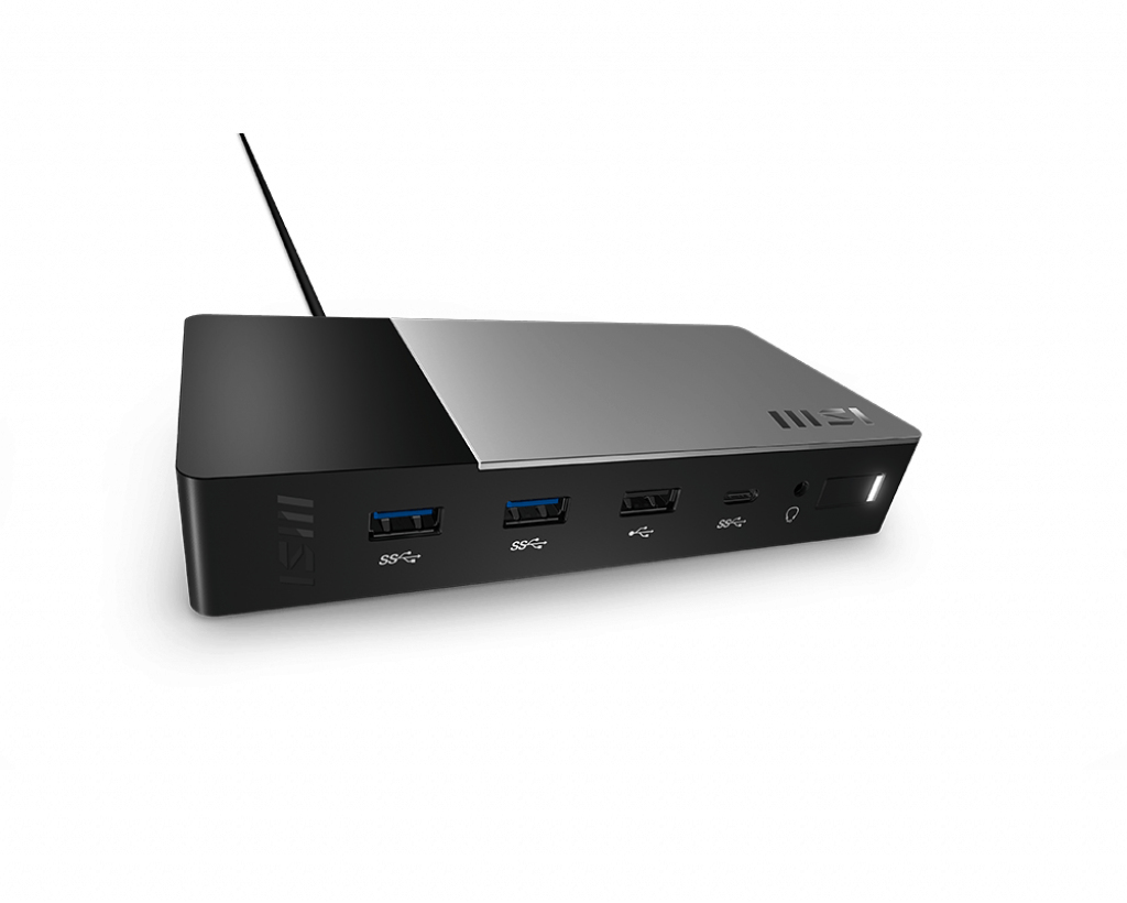 MSI USB-C Docking Station Gen 2 Wired USB 3.2 (3.1 Type-C Black 1P151E001