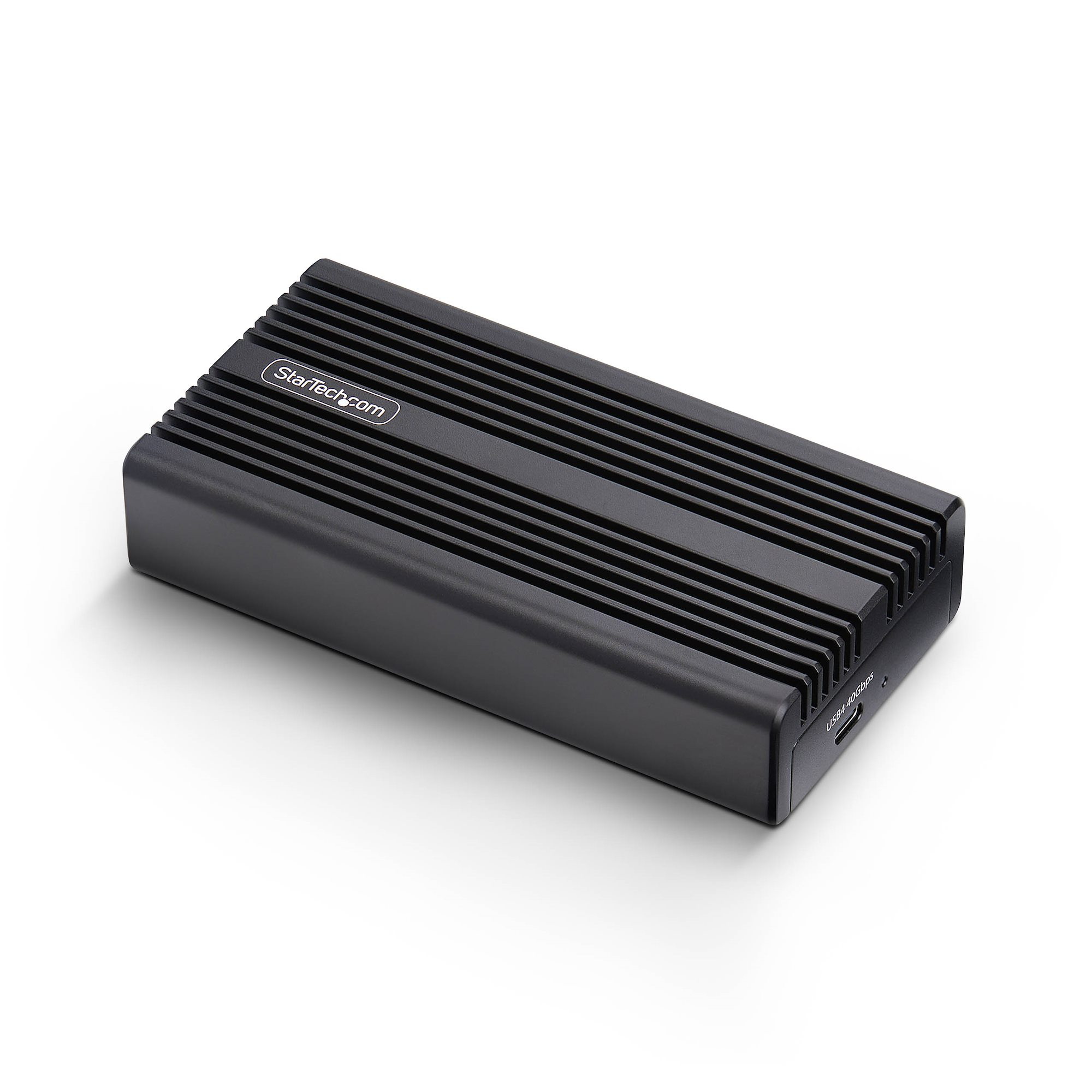 StarTech.com USB4 M.2 NVMe Enclosure, 40Gbps, External USB-C/Thunderbolt SSD Aluminum Heatsink 1USB4-NVME-ENCLOSURE