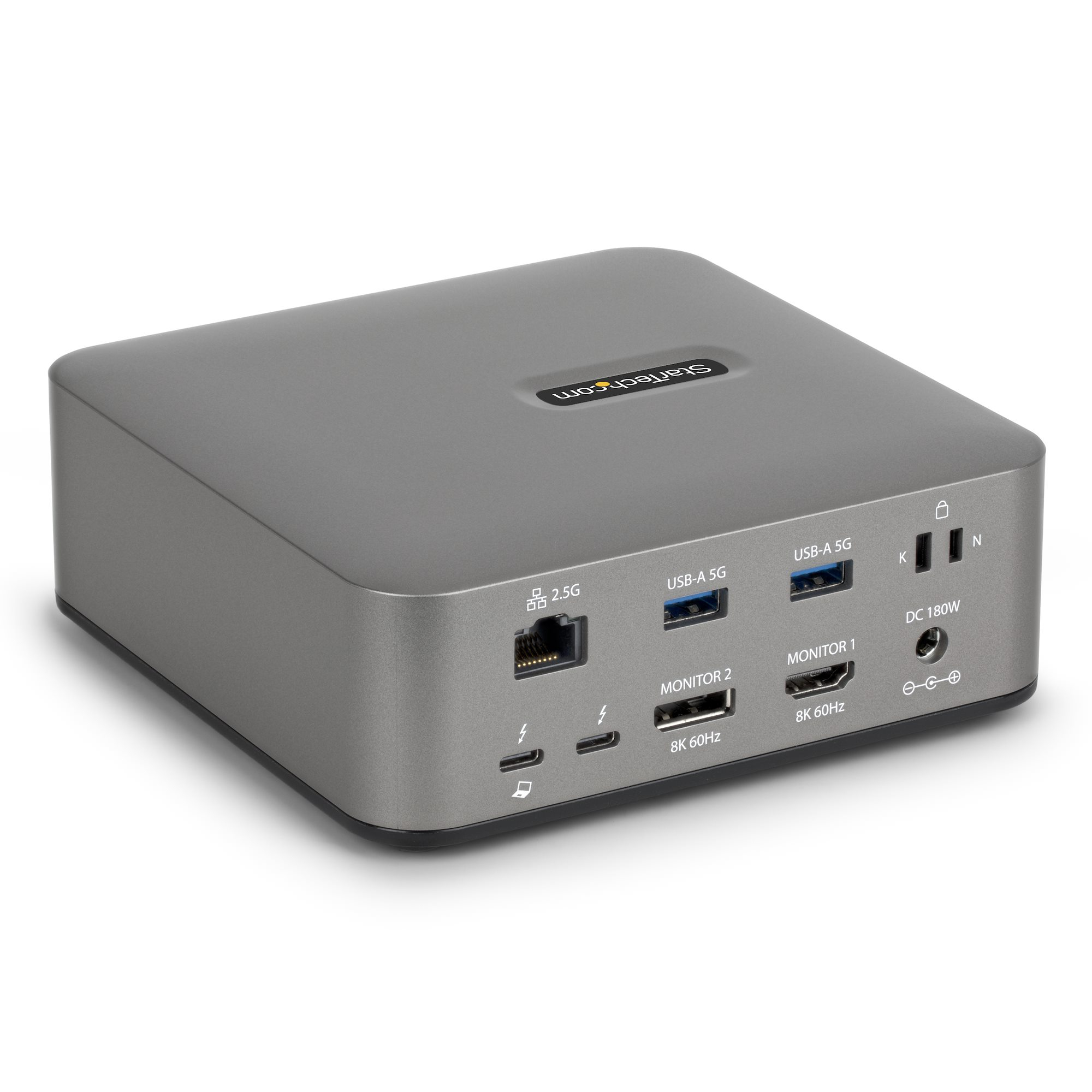 StarTech.com Thunderbolt 5 Universal Docking Station, Multi-Display Hub, 8K 60Hz or 4K 144Hz, 215N-TB5USB4DOCK