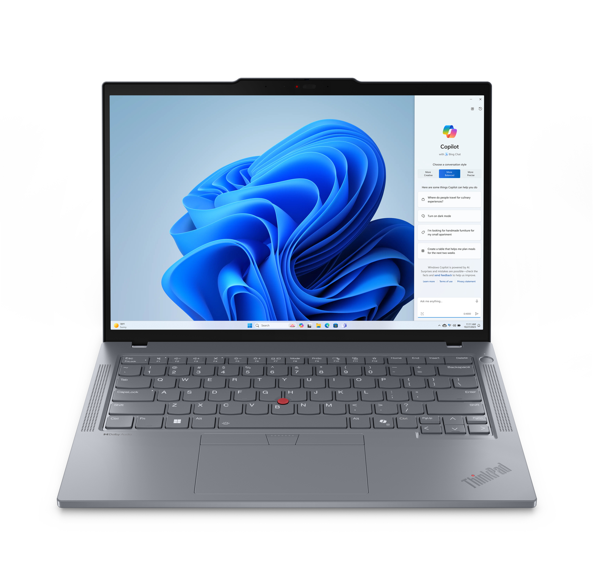 Lenovo ThinkPad T14 Gen 5 (AMD) Ryzen™ PRO 8540U Laptop 35.6 cm (14") Touchscreen WUXGA 32 GB 21MC000LUS