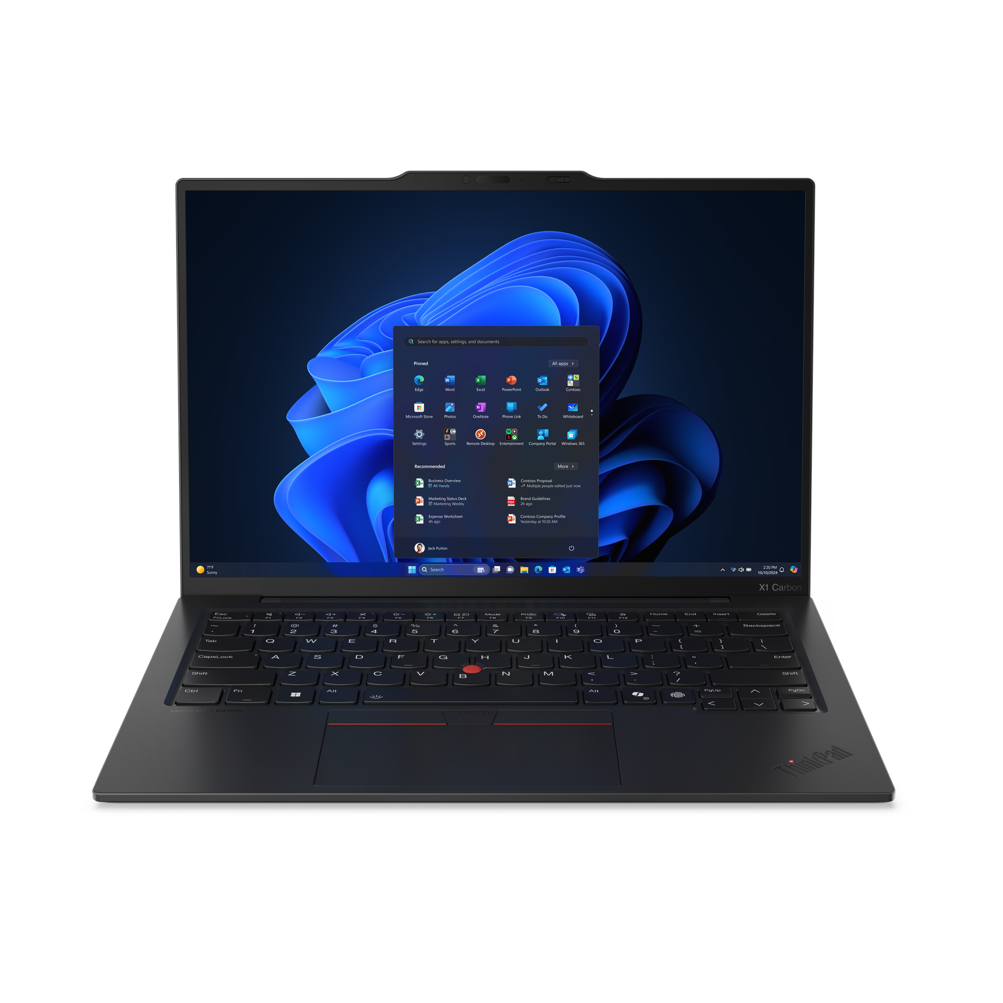 Lenovo ThinkPad X1 Carbon Gen 13 Aura Edition Intel Core Ultra 7 265U Laptop 35.6 cm (14") WUXGA 32 21NX00FAUS