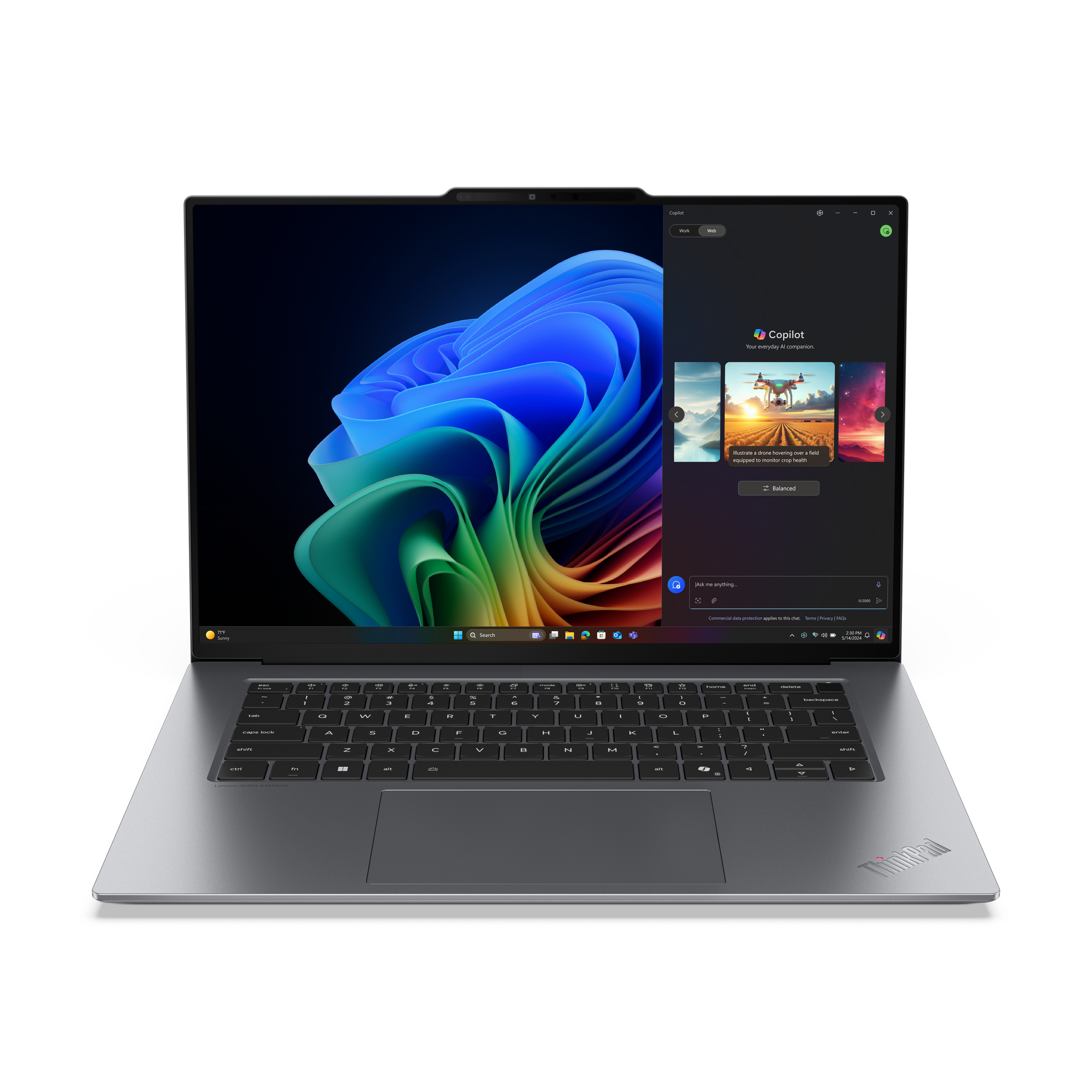 Lenovo ThinkPad X9-15 Gen 1 Copilot+ PC Intel Core Ultra 7 268V Laptop 38.9 cm (15.3") 2.8K 32 GB 21Q60025US