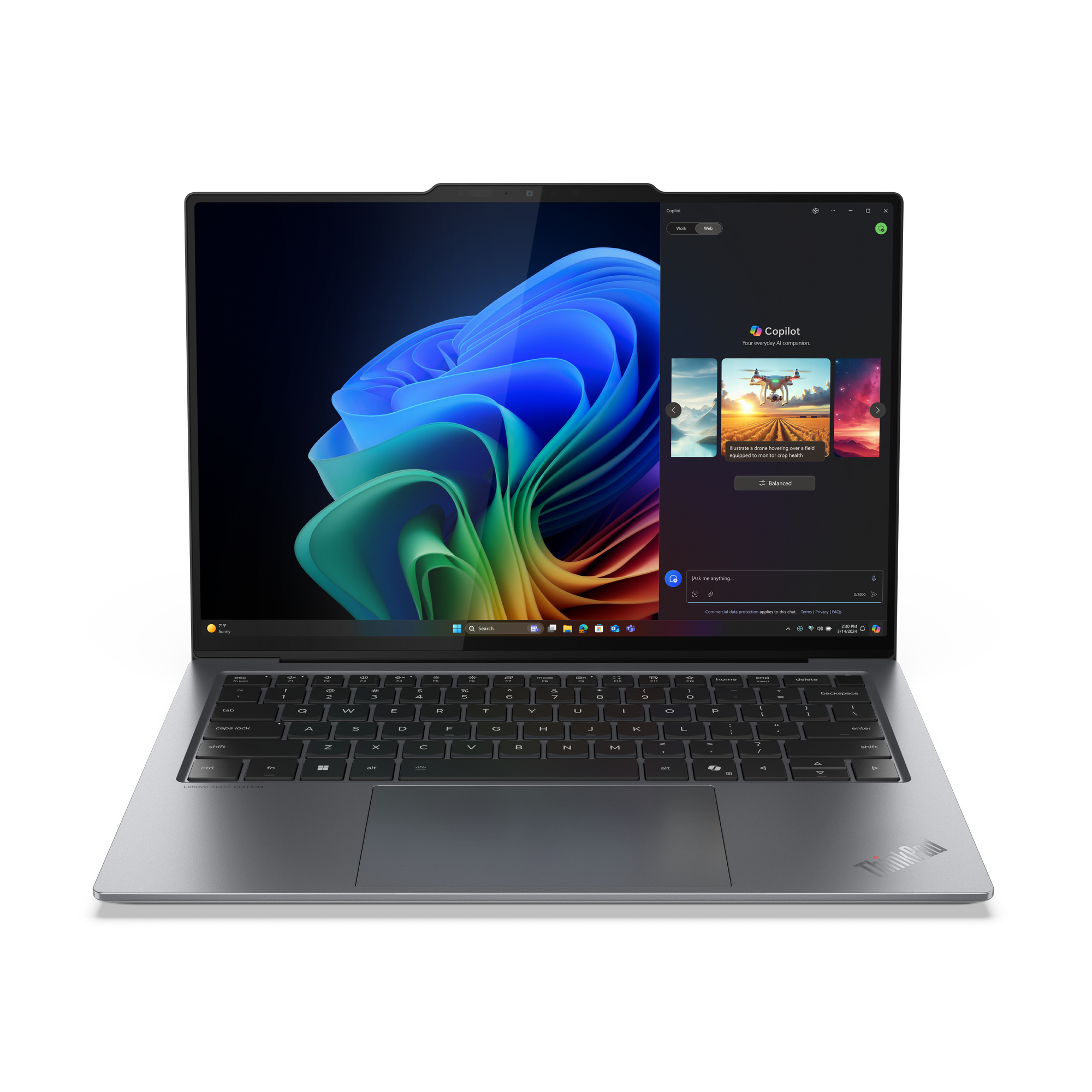 Lenovo ThinkPad X9-14 Gen 1 Aura Edition Copilot+ PC Intel Core Ultra 7 258V Laptop 35.6 cm (14") 21QA0005US