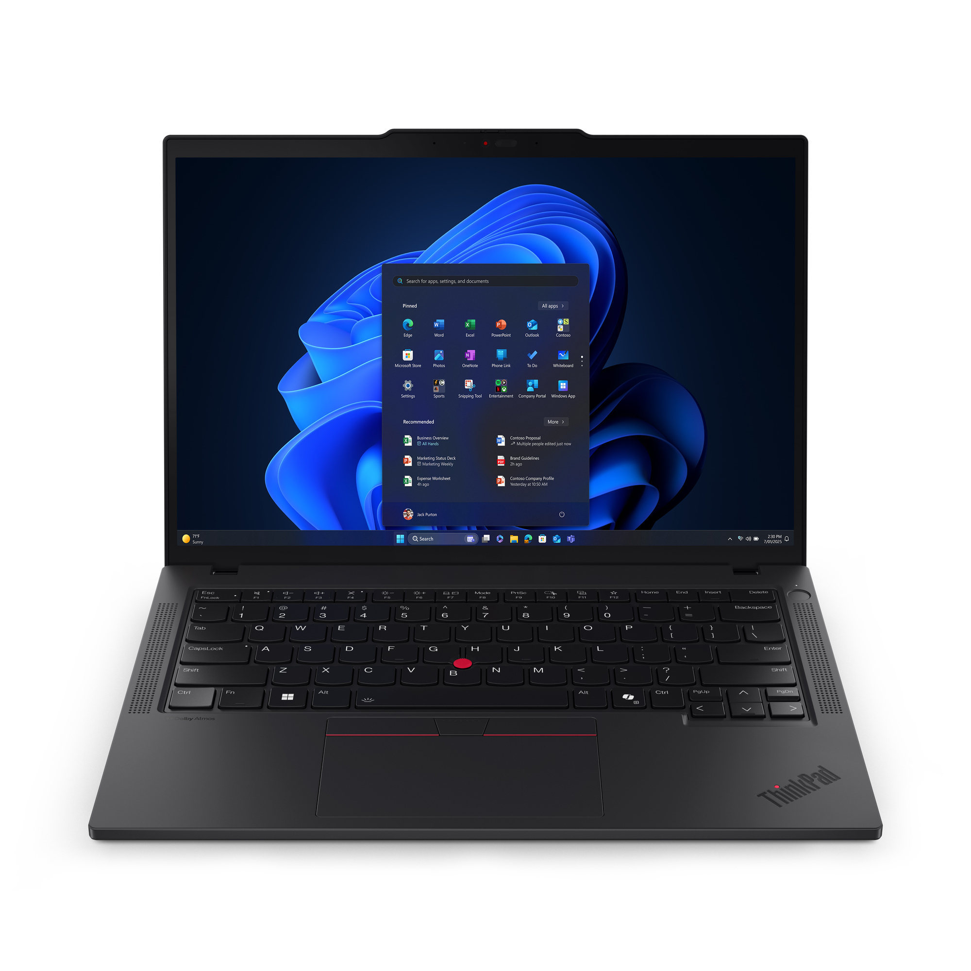 Lenovo ThinkPad T14 Gen 6 (Intel) Copilot+ PC Core Ultra 5 238V Laptop 35.6 cm (14") Touchscreen 21QG0007US