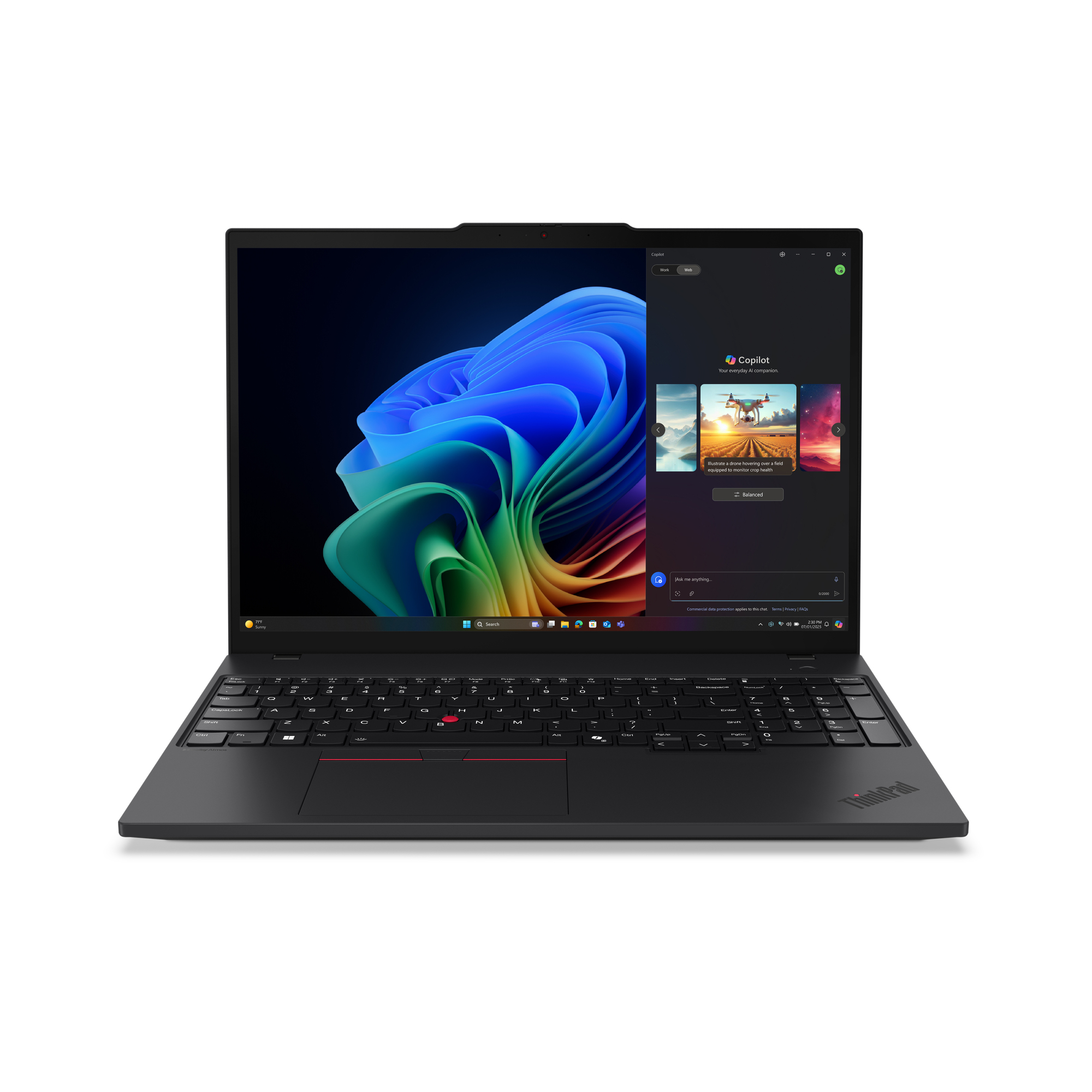 Lenovo ThinkPad T16 Gen 4 (AMD) Copilot+ PC Ryzen™ AI 5 340 Laptop 40.6 cm (16") WUXGA GB 21QN0045US
