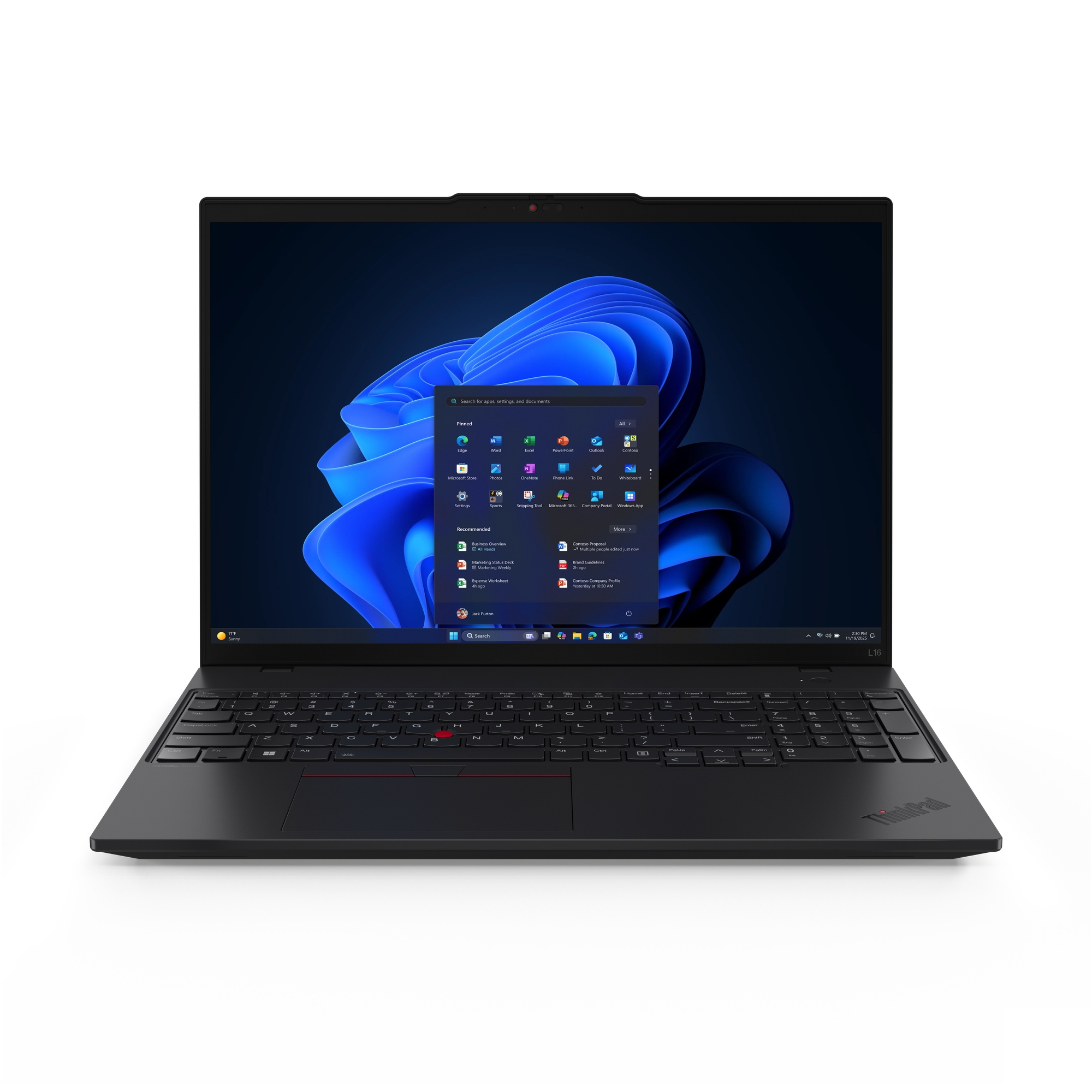 Lenovo ThinkPad L16 Gen 2 (AMD) Ryzen™ 5 PRO 215 Laptop 40.6 cm (16") WUXGA 32 GB DDR5-SDRAM 512 21SC001CUS