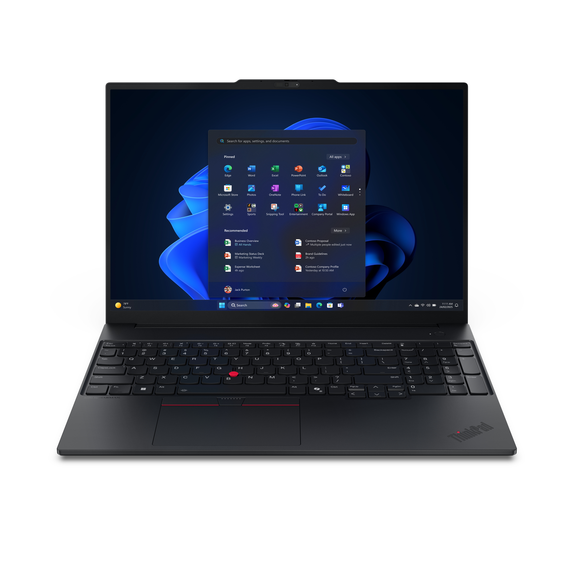 Lenovo ThinkPad E16 Gen 3 (Intel) Core 5 210H Laptop 40.6 cm (16") Touchscreen WUXGA GB DDR5-SDRAM 21TF001RUS