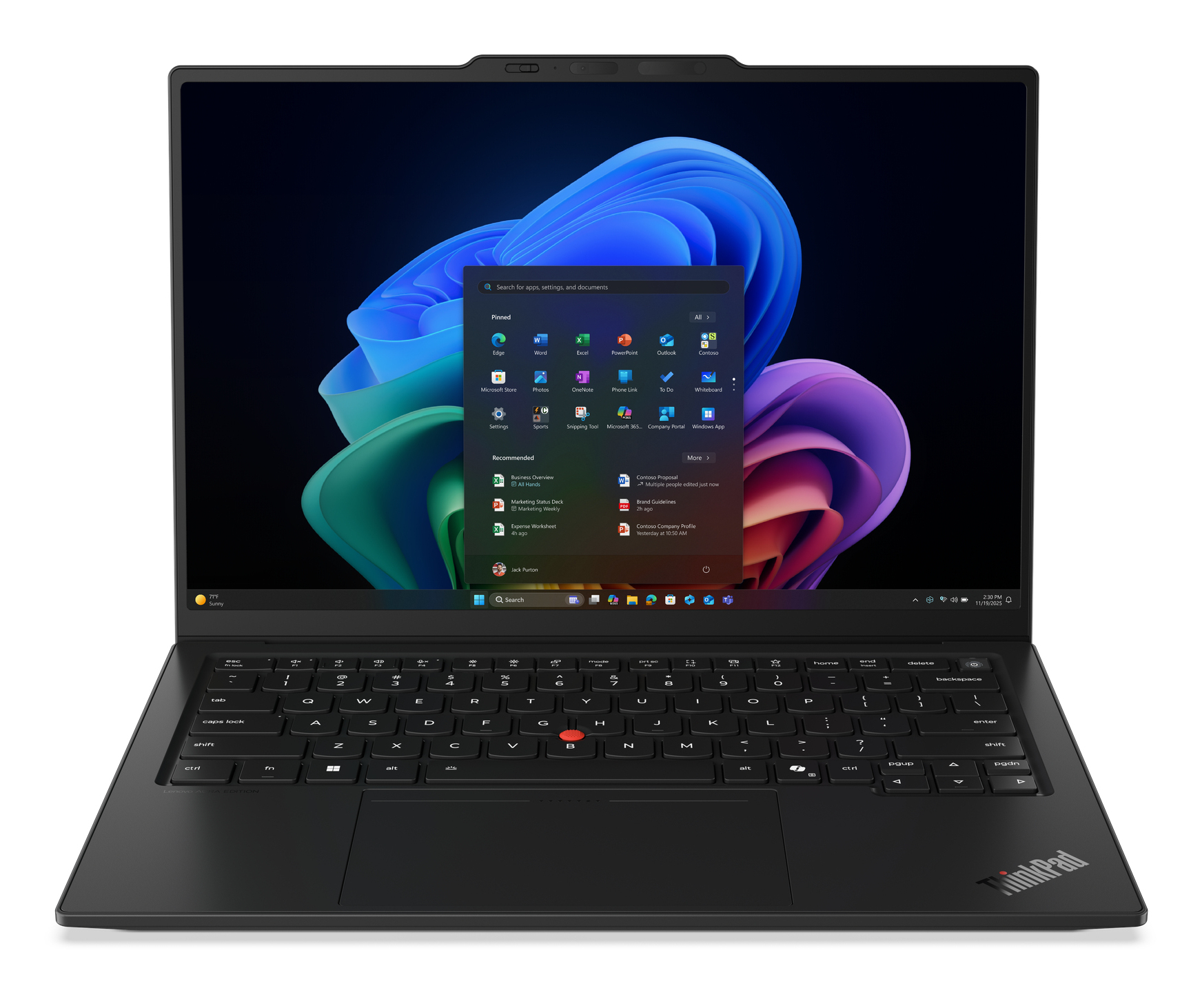Lenovo ThinkPad X1 Carbon Gen 14 Aura Edition Copilot+ PC Intel Core Ultra 7 355 Laptop 35.6 cm 21V700AQUS