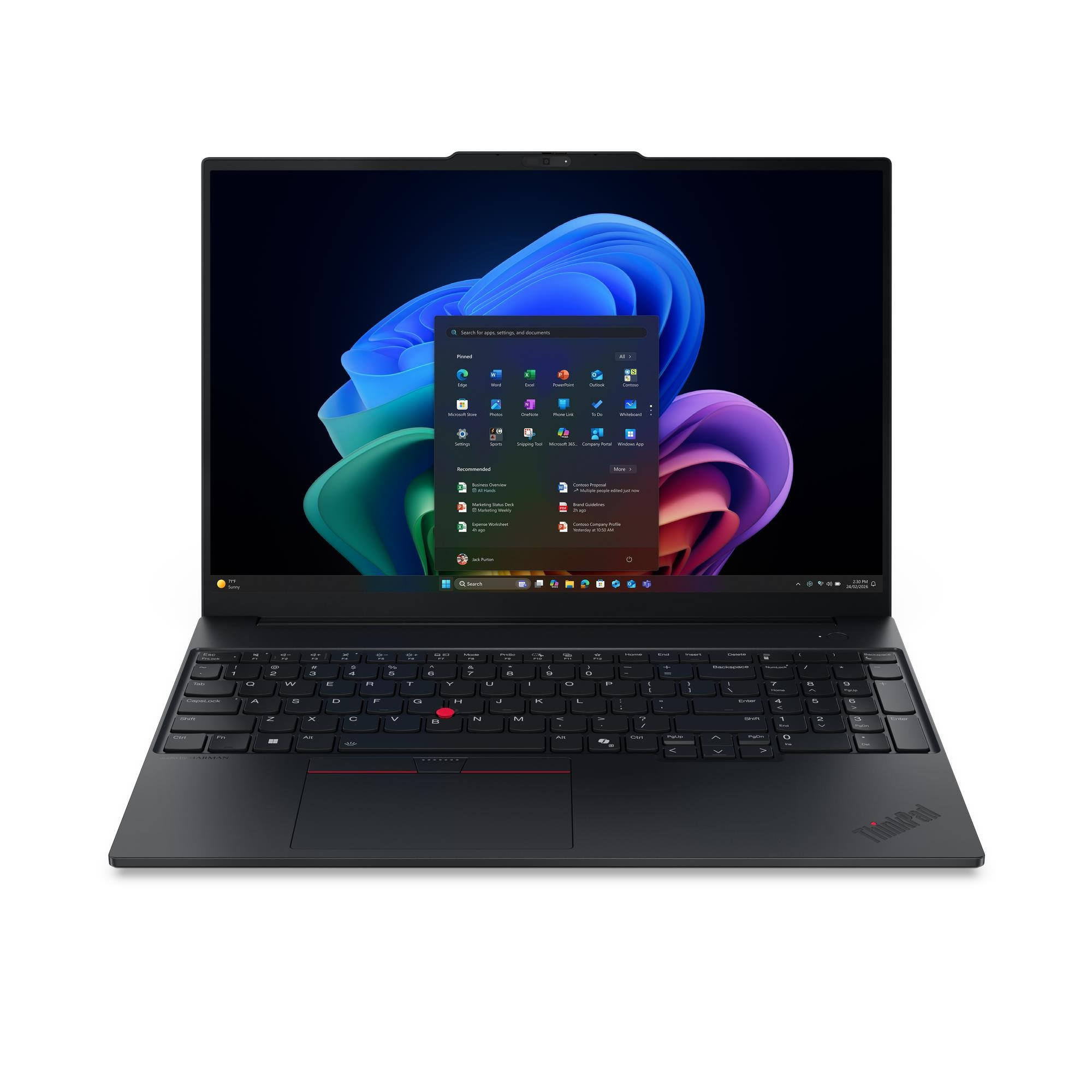 Lenovo ThinkPad E16 Gen 4 (Intel) Core 5 320 Laptop 40.6 cm (16") Touchscreen WUXGA GB DDR5-SDRAM 21YE000HUS