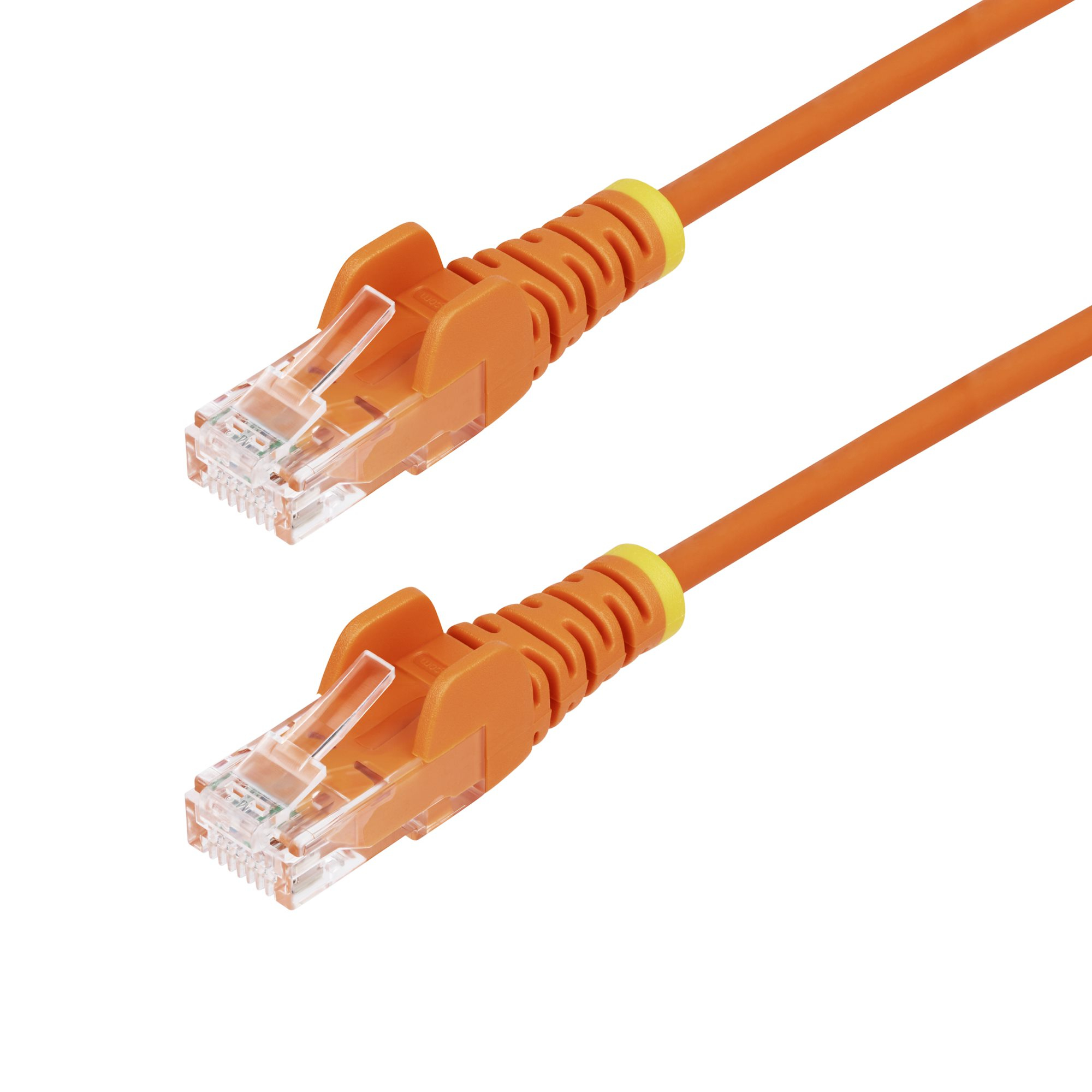 StarTech.com 4ft Orange Slim CAT6 Ethernet Cable, Snagless, 100W PoE, UTP, LSZH, 28AWG Pure Bare STA-N6PAT4ORS